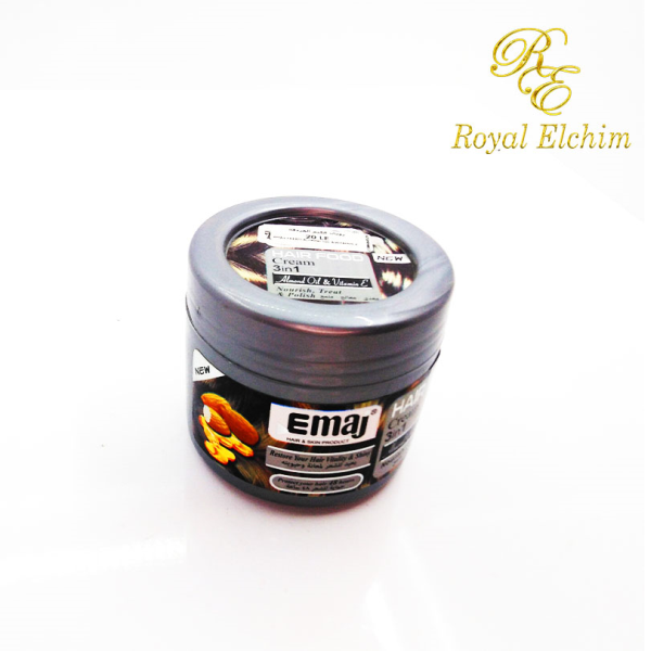 العنايه بالشعر EMAJ CREAM ALMOND OIL VITAMINE