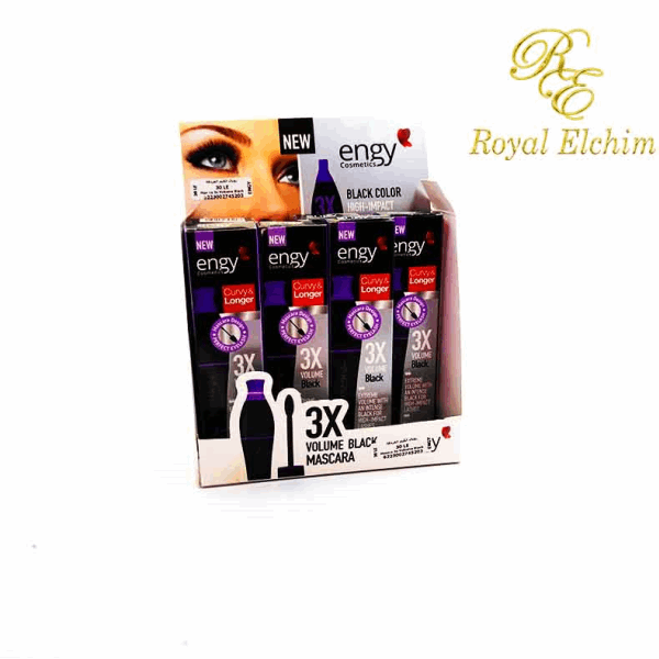 EYES ENGY COSMETlCS Mascra 3x Vokume Black Curvy &amp;longer